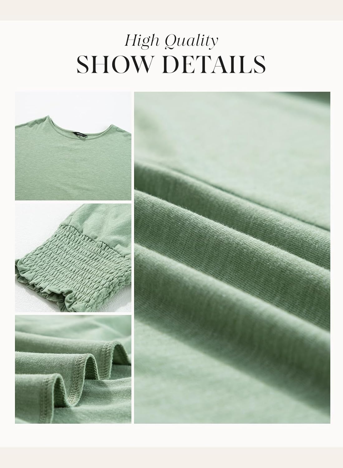 Laurent | Blusa sencilla de cuello redondo