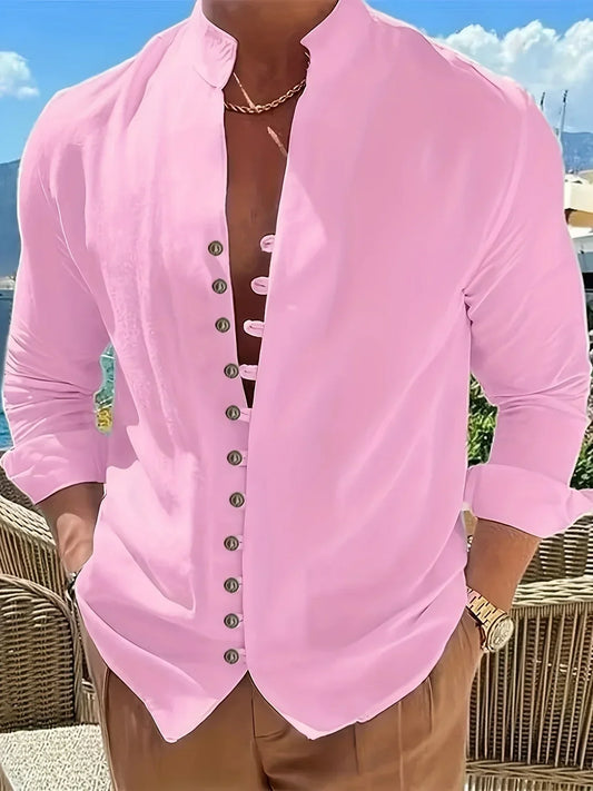 Laurent| Camisa ligera de algodón de manga larga