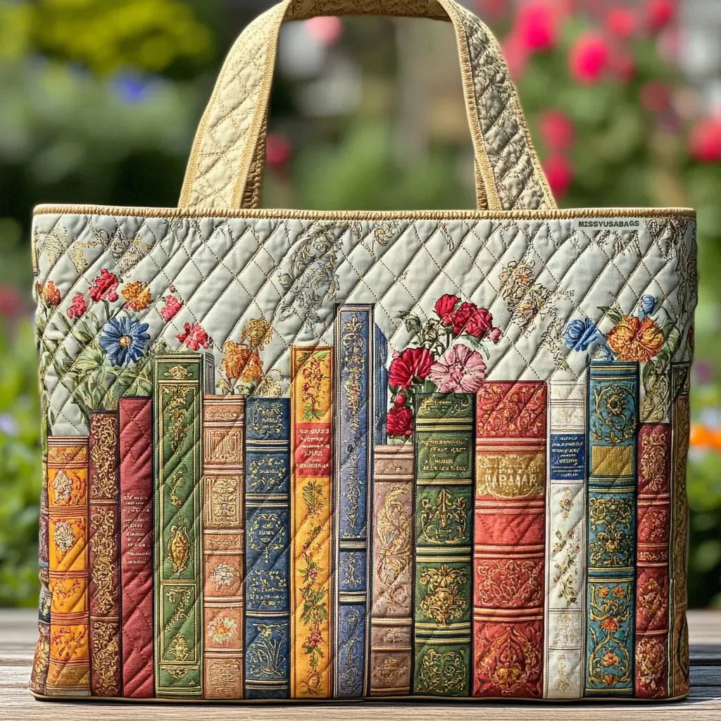 Bolsa acolchada de la Biblioteca Encantada