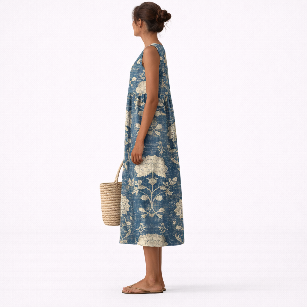 Alberte™ | Vestido Midi Floral Clásico