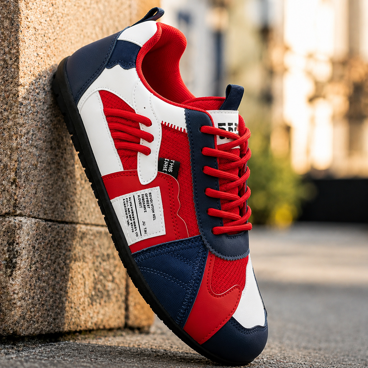 Laurent | Zapatillas retro coloridas