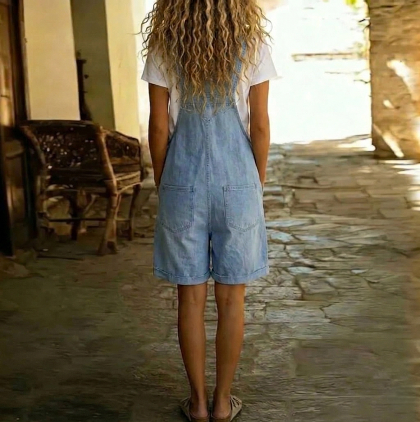 LAURENT & CO | CLARA: PETO VAQUERO EFECTO VINTAGE PARA MUJER