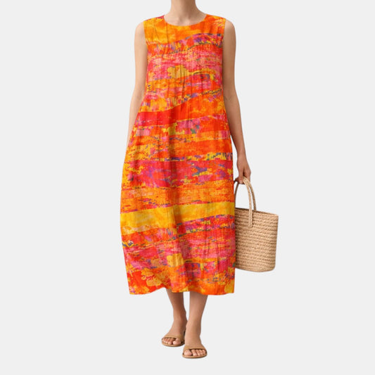 Laura™ | Vestido Midi de Diario