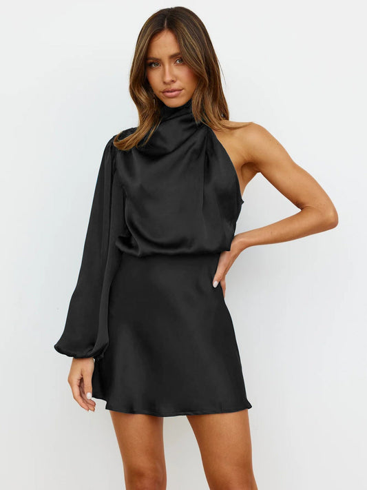 Laurent| Minivestido con hombros descubiertos