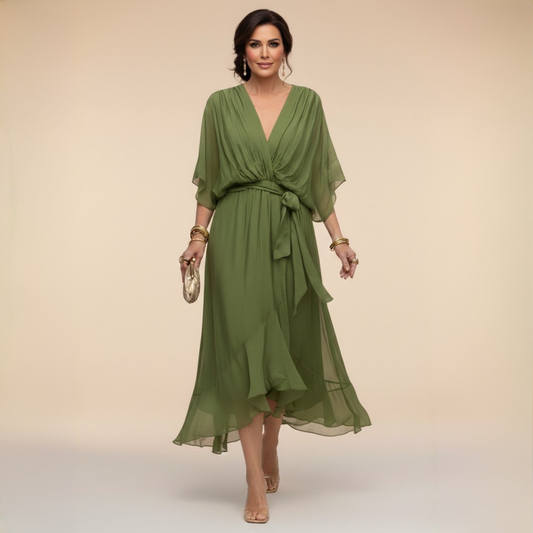 Mónica | Vestido con escote en V