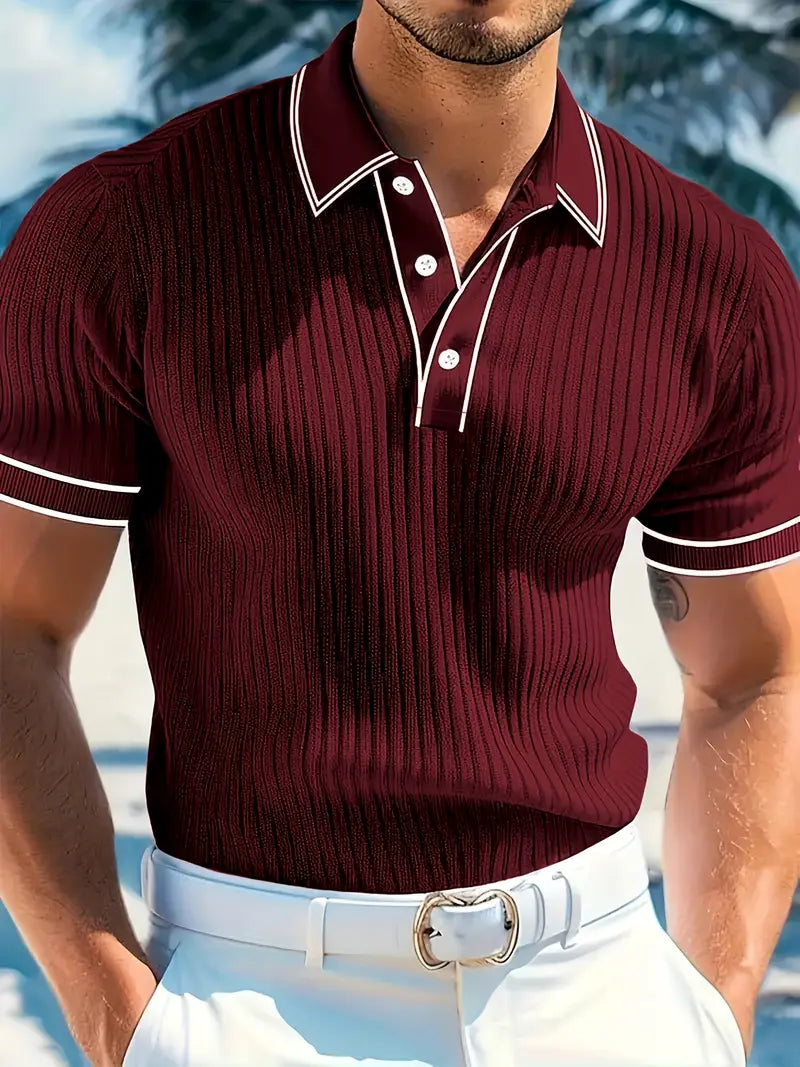 Laurent | Elegante polo de manga corta