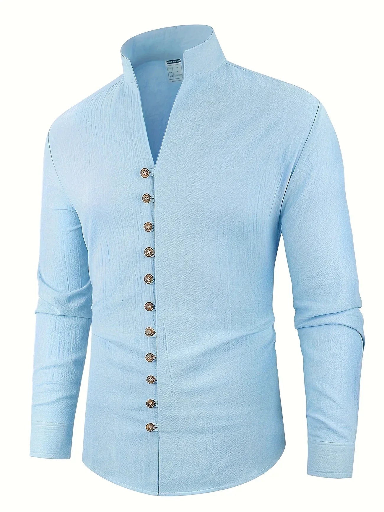 Laurent| Camisa ligera de algodón de manga larga