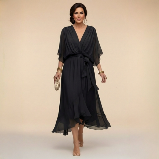 Mónica | Vestido con escote en V