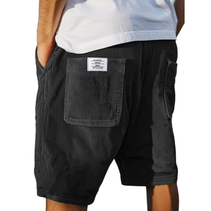 Adrian | Pantalones cortos elegantes de terciopelo