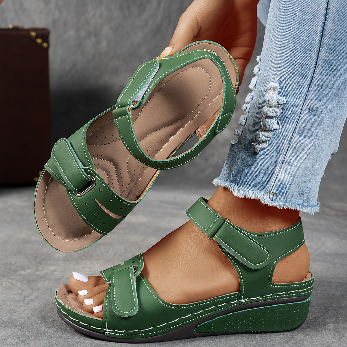 Coral │ Sandalias ergonómicas con suela cómoda