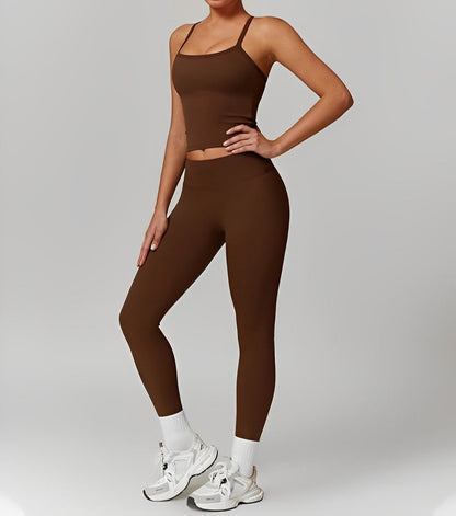 Laurent | Conjunto de top y leggings