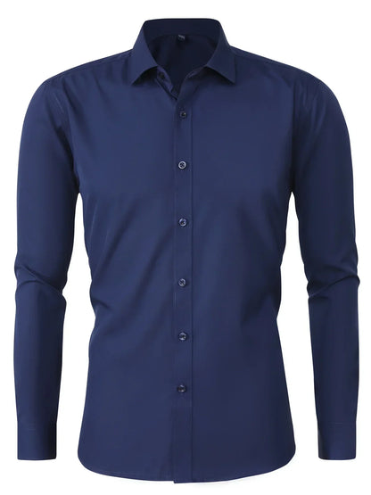 Laurent| Camisa de vestir de manga larga con botones