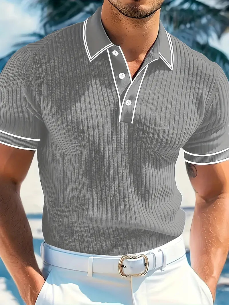 Laurent | Elegante polo de manga corta