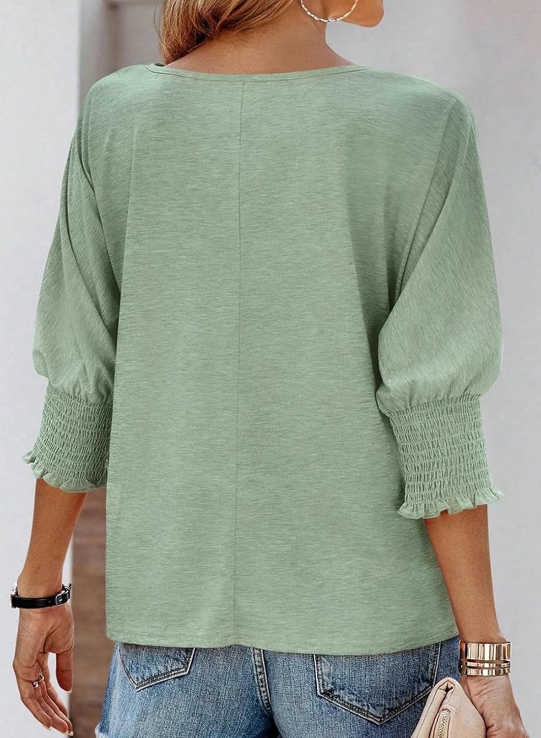 Laurent | Blusa sencilla de cuello redondo