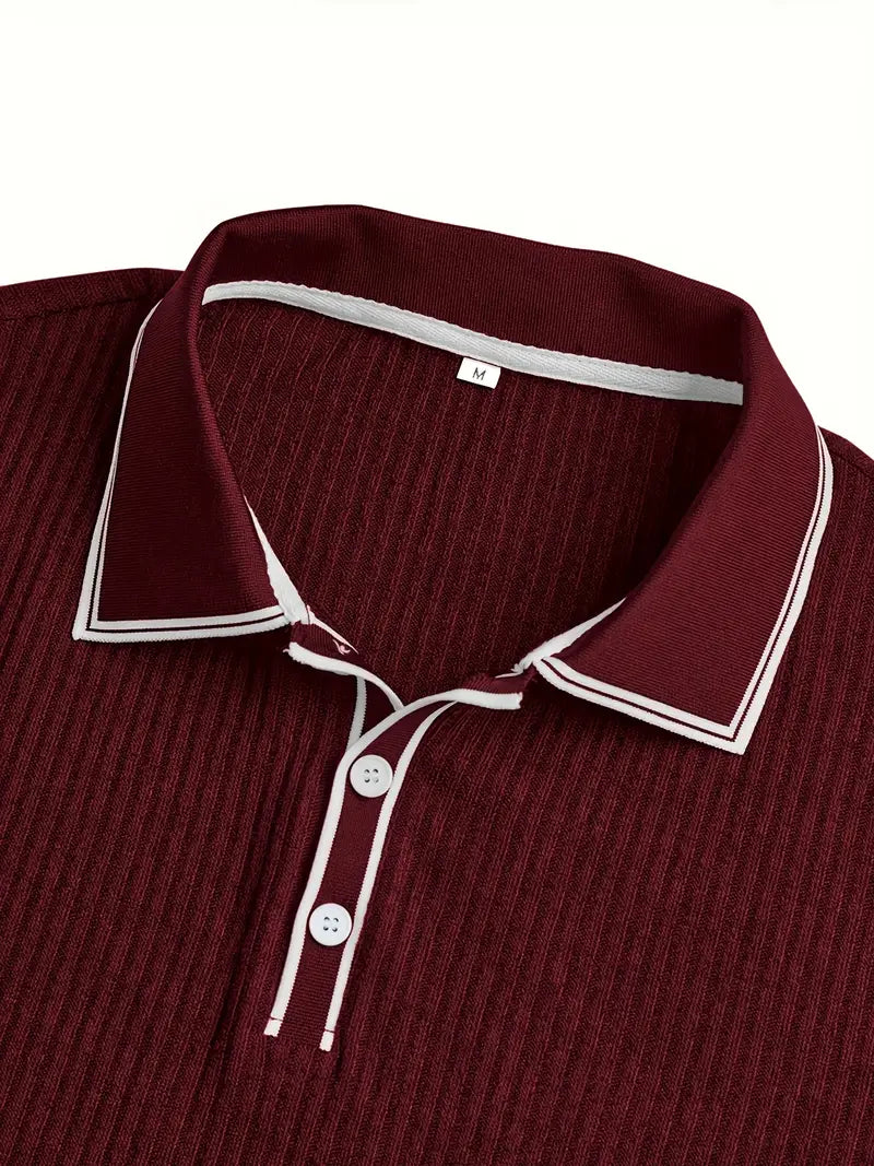 Laurent | Elegante polo de manga corta