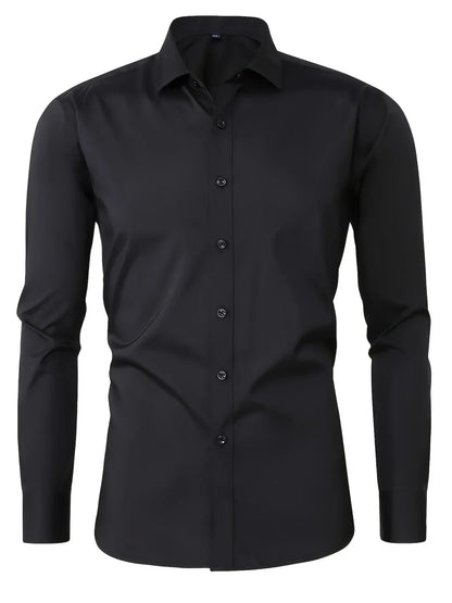Laurent| Camisa de vestir de manga larga con botones