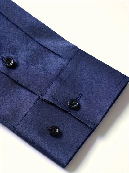 Laurent| Camisa de vestir de manga larga con botones