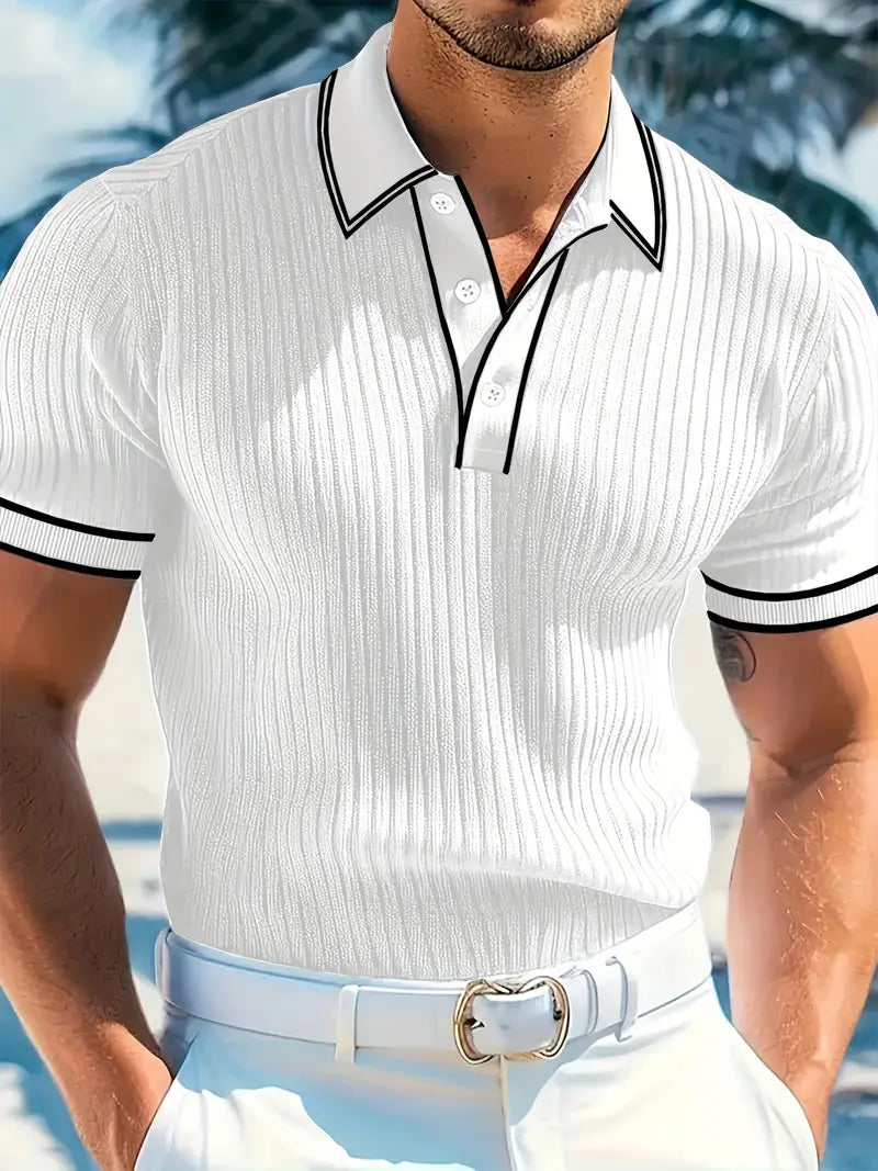 Laurent | Elegante polo de manga corta