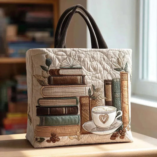 Bolso de hombro artesanal Café
