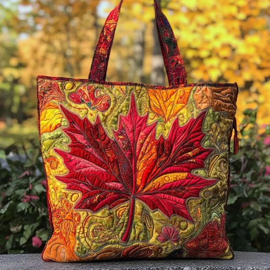 Bolso artesanal-Arce al atardecer