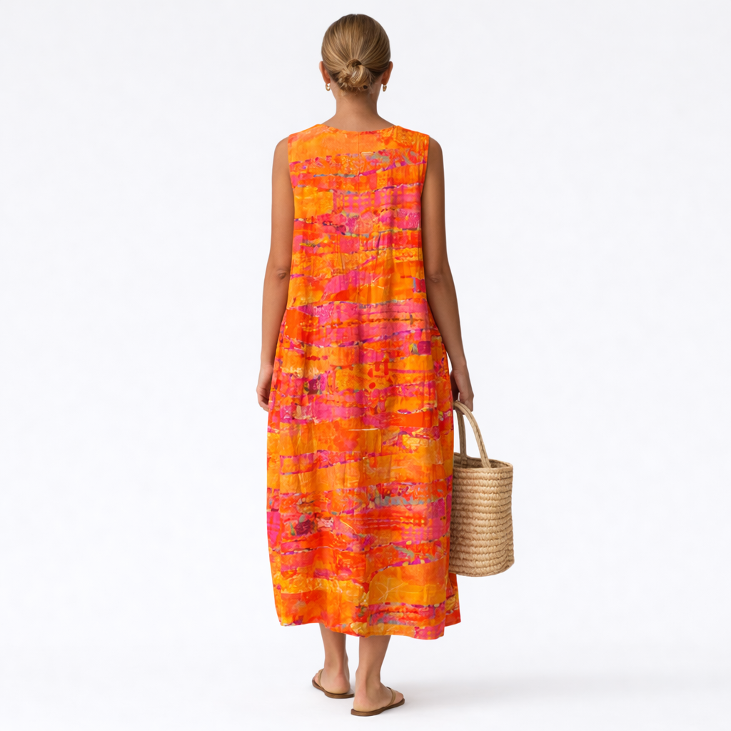 Laura™ | Vestido Midi de Diario