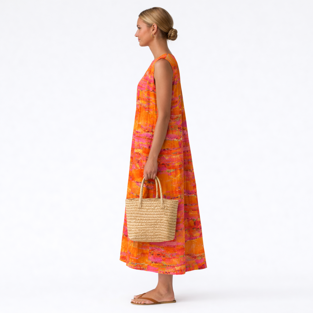 Laura™ | Vestido Midi de Diario
