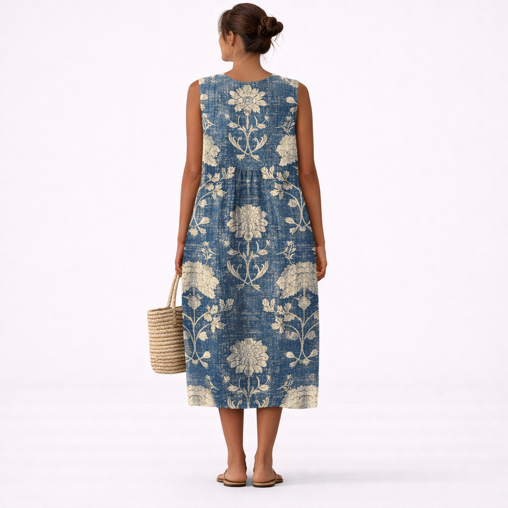 Alberte™ | Vestido Midi Floral Clásico