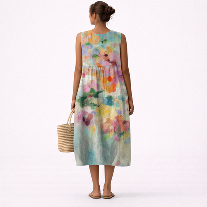 Karla™ | Vestido Midi Multicolor Elegante