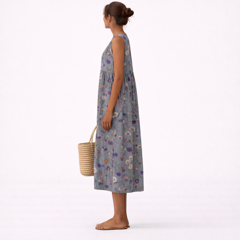 Saga™ | Vestido Midi de Diario