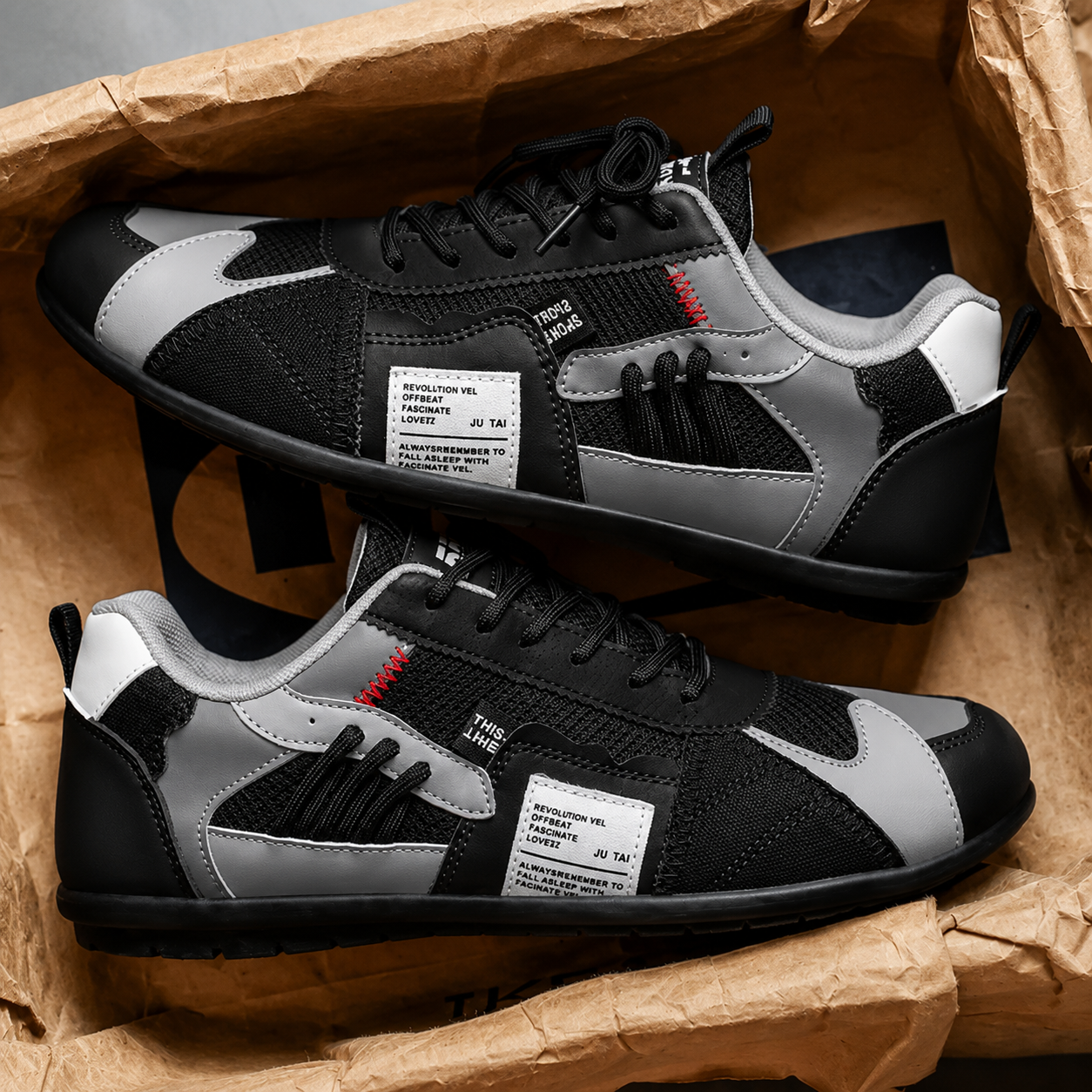 Laurent | Zapatillas retro coloridas