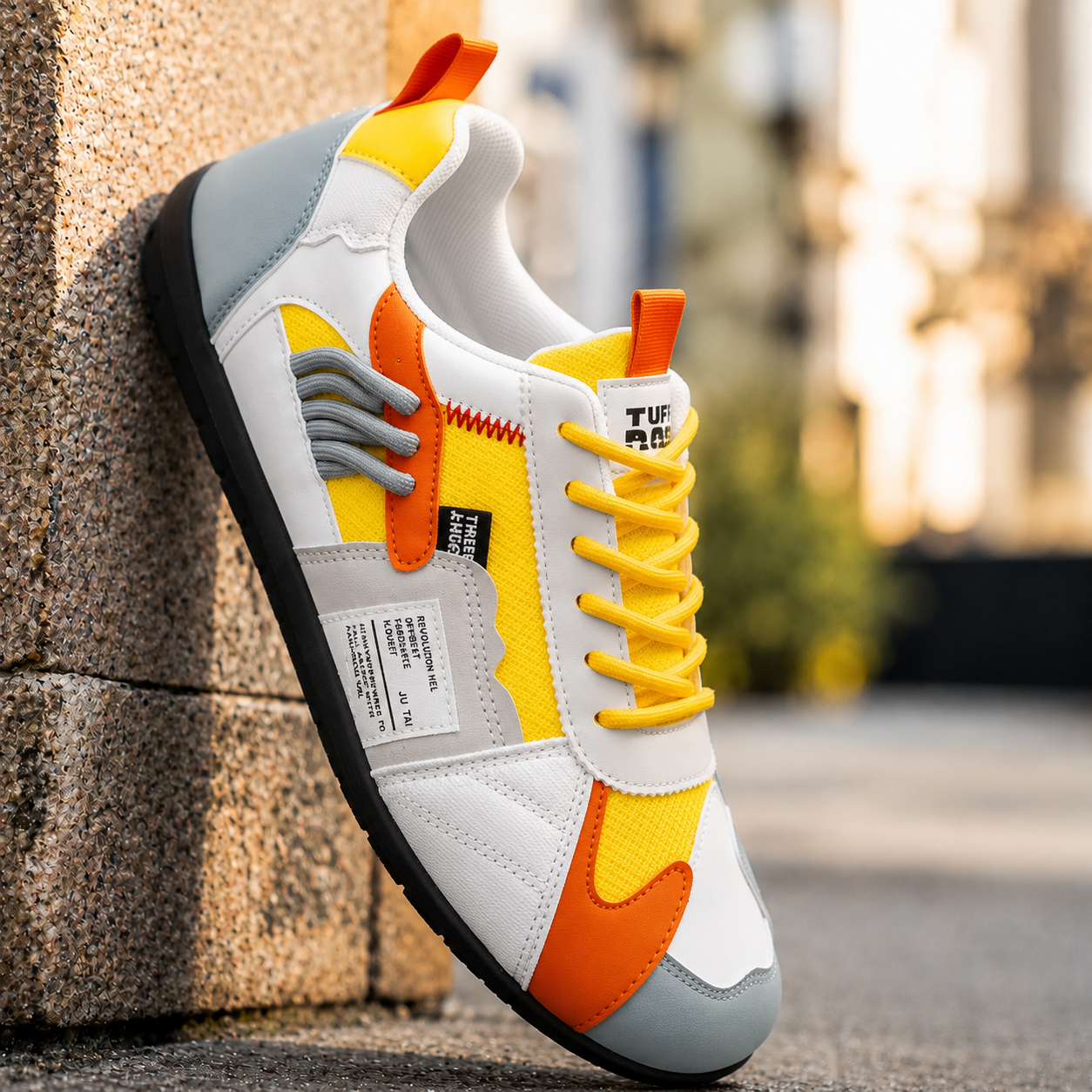 Laurent | Zapatillas retro coloridas