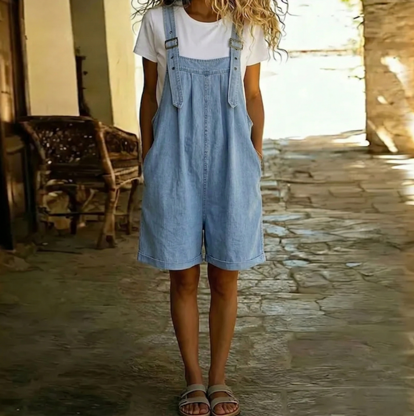 LAURENT & CO | CLARA: PETO VAQUERO EFECTO VINTAGE PARA MUJER