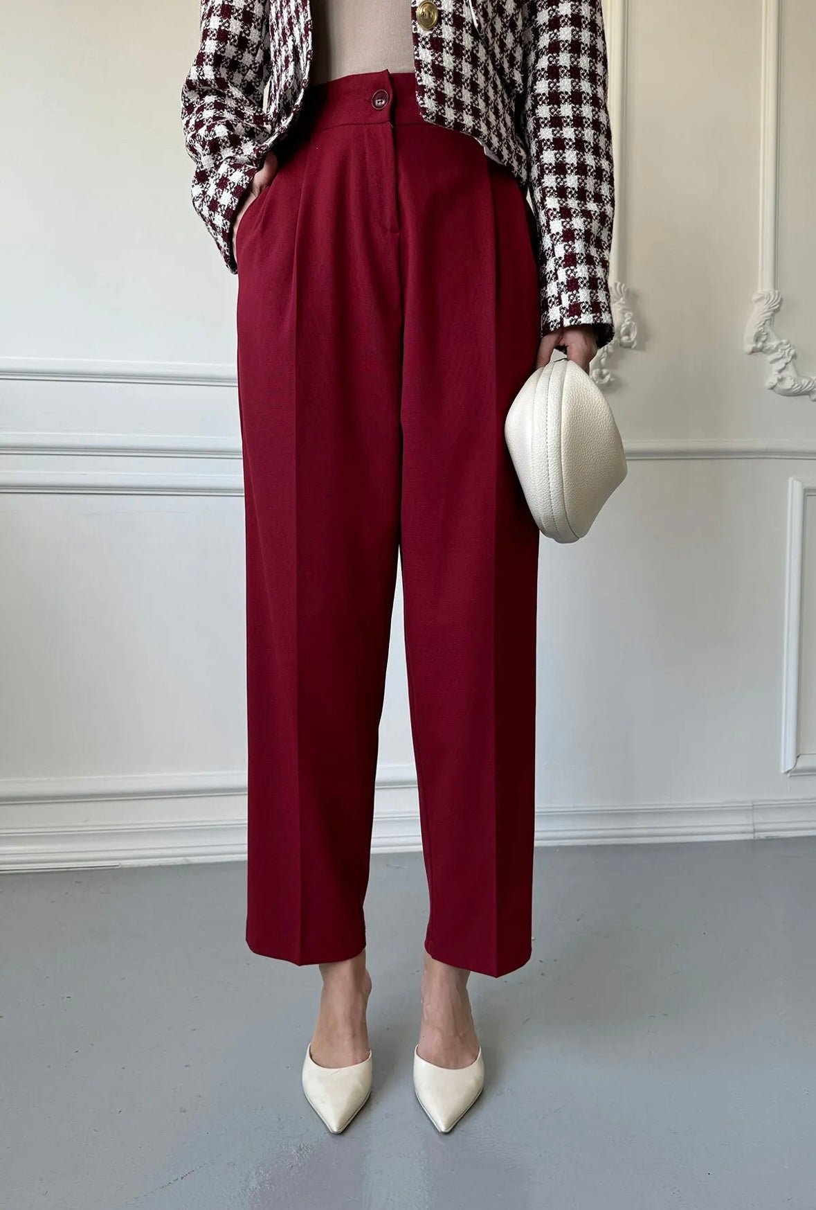 Laurent| Pantalón de traje clásico versatil slim-fit