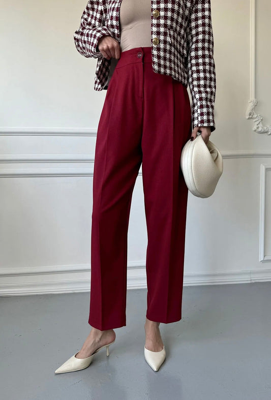 Laurent| Pantalón de traje clásico versatil slim-fit