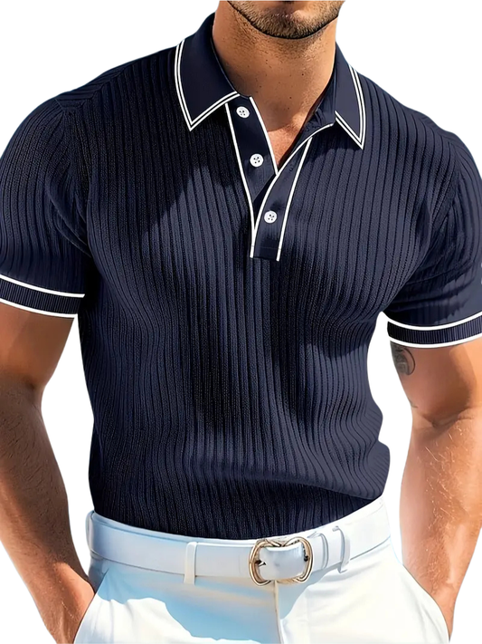 Laurent | Elegante polo de manga corta