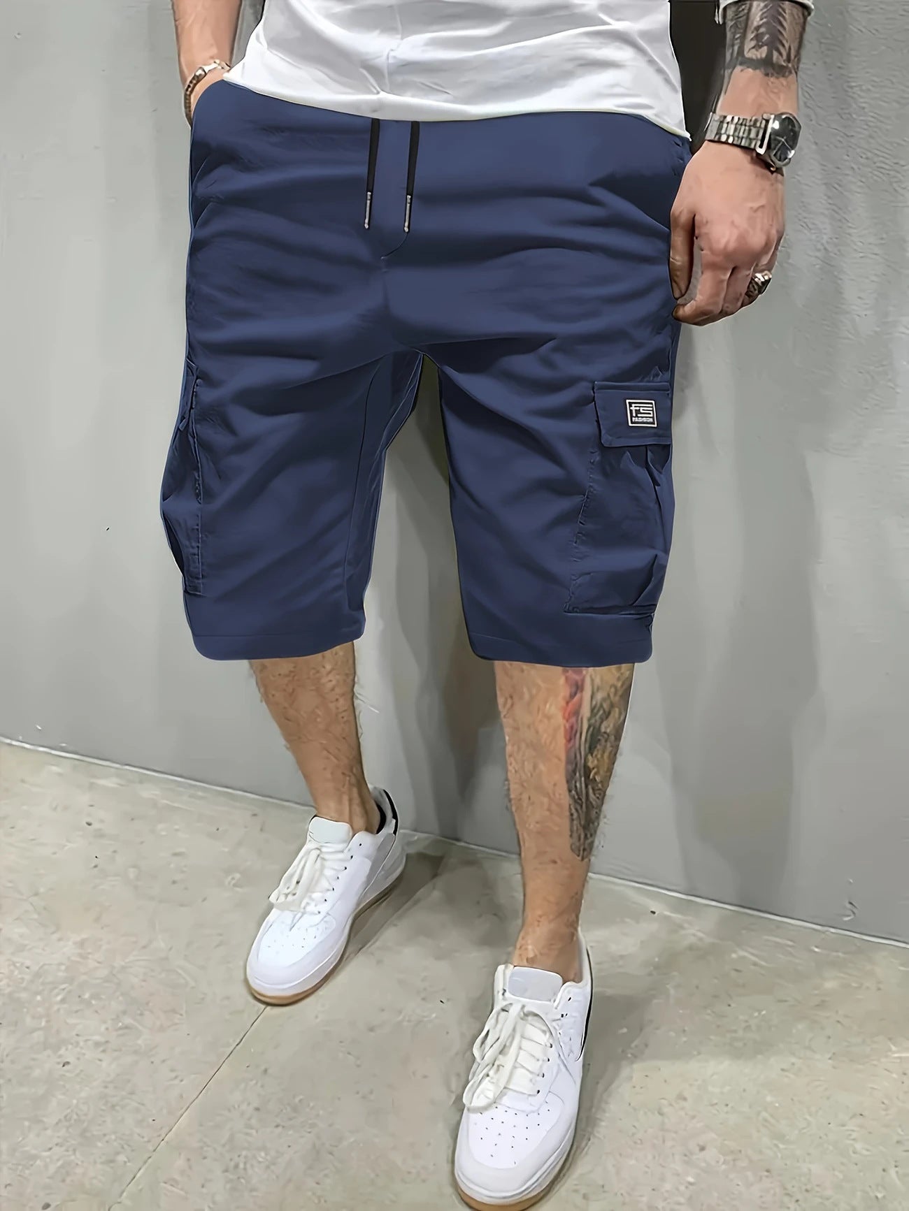 Laurent | Pantalones cortos cargo para hombre