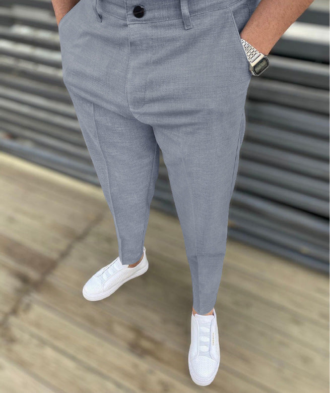 Laurent | Pantalones casuales de corte ajustado