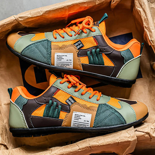 Laurent | Zapatillas retro coloridas