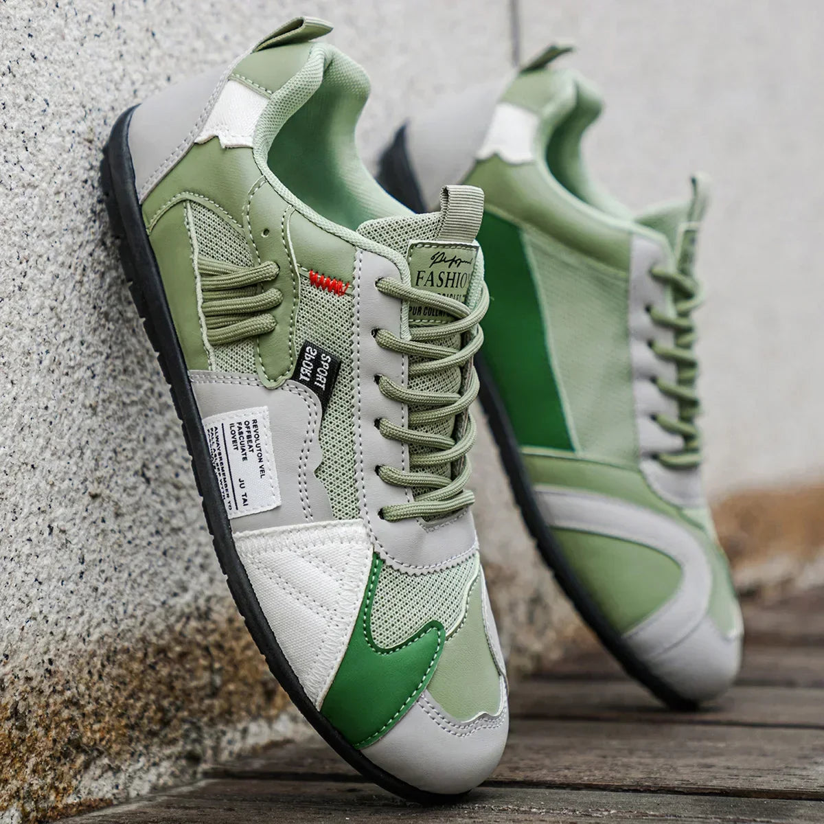 Laurent | Zapatillas retro coloridas