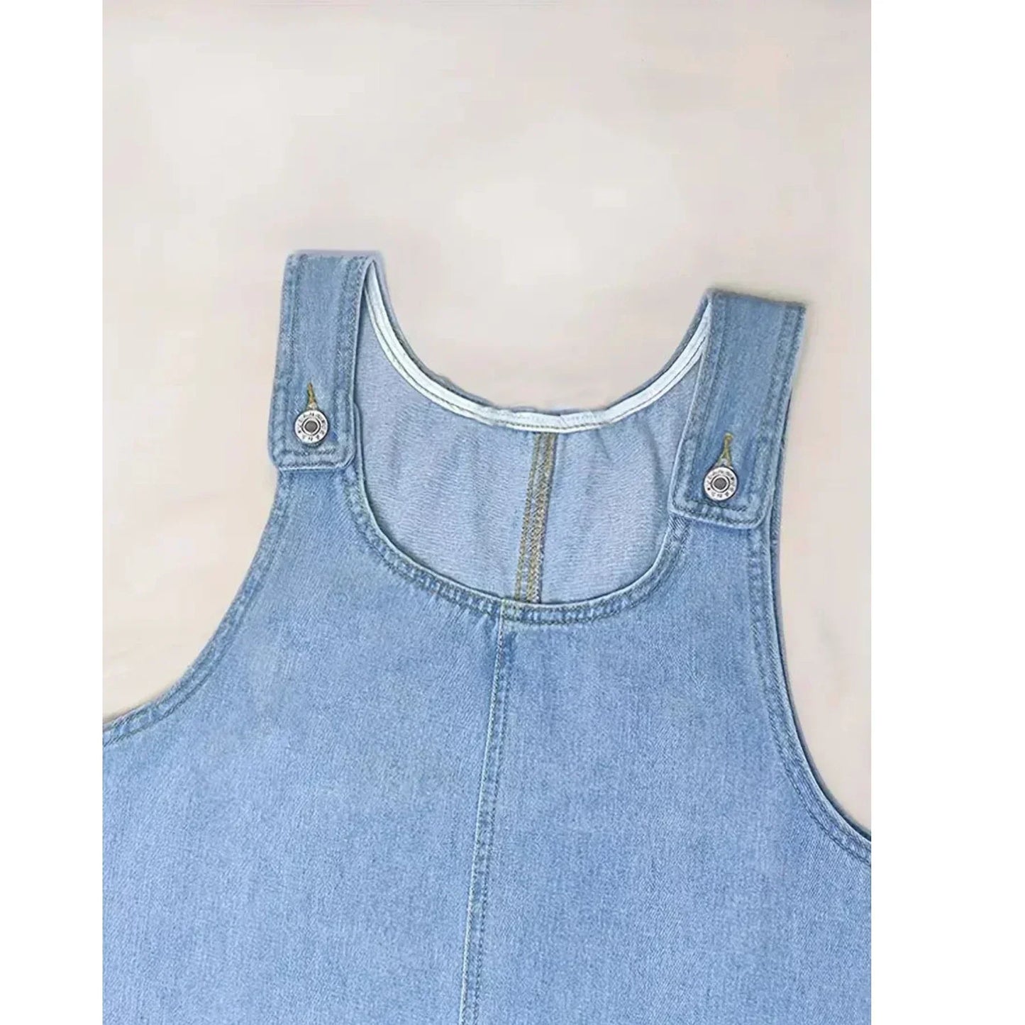 LAURENT & CO | SAYLOR: VESTIDO VAQUERO DE CORTE RELAJADO PARA MUJER