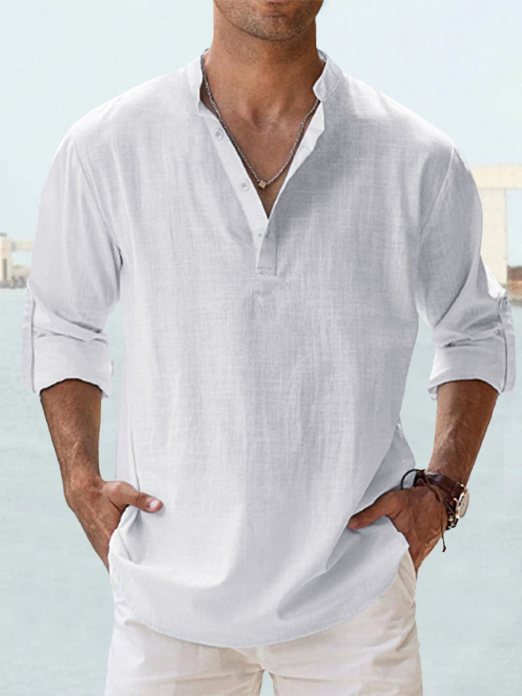 Laurent | Camisa de lino transpirable