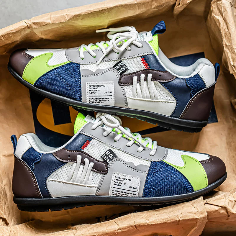 Laurent | Zapatillas retro coloridas