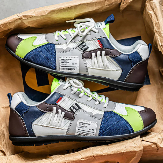 Laurent | Zapatillas retro coloridas