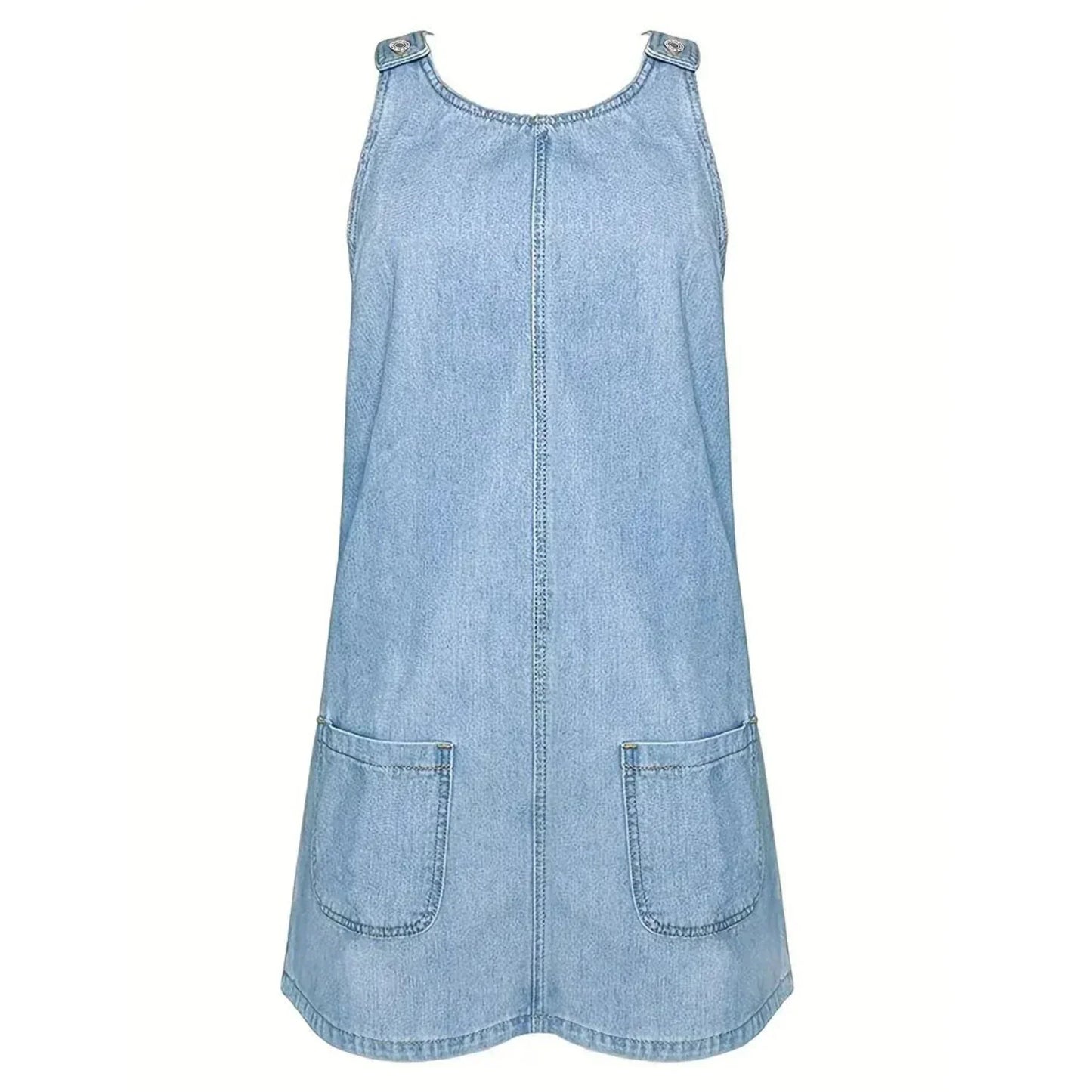 LAURENT & CO | SAYLOR: VESTIDO VAQUERO DE CORTE RELAJADO PARA MUJER