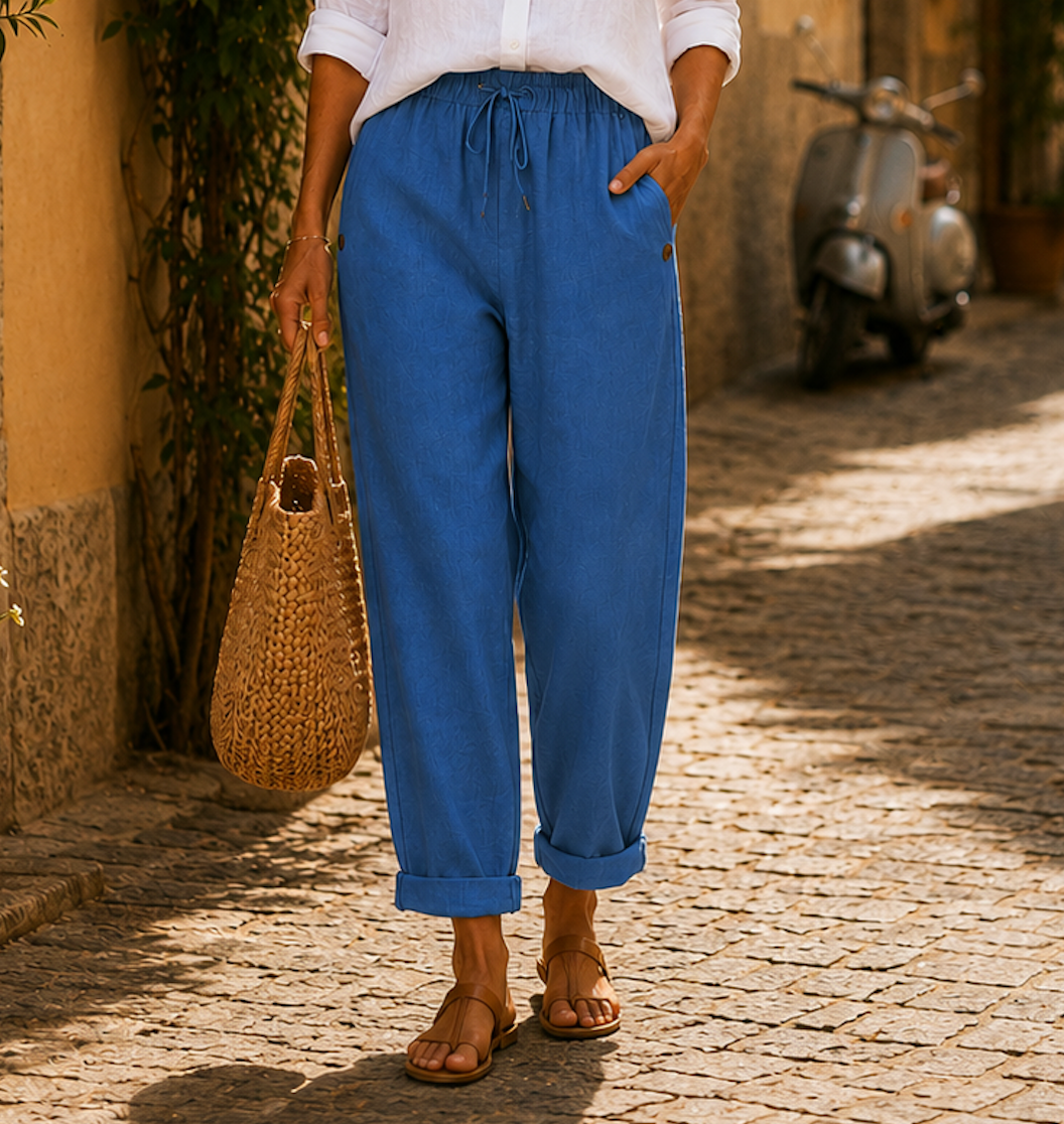 Laurent | Pantalones ligeros de lino