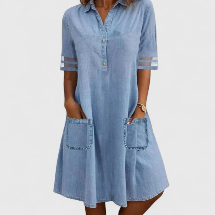 LAURENT & CO | BRITTANY: VESTIDO VAQUERO PARA MUJER