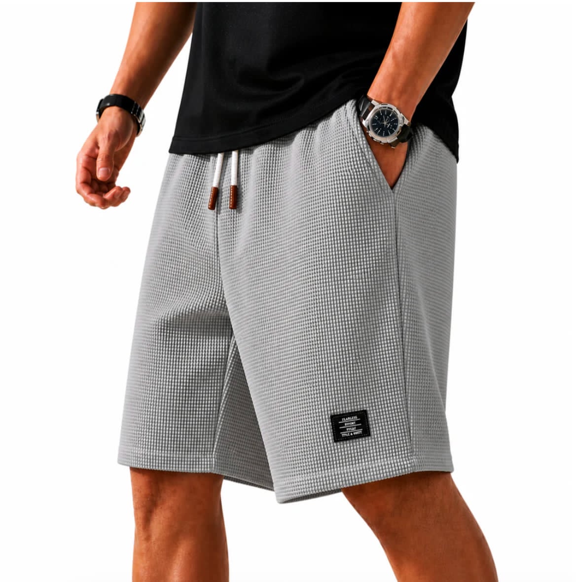 Laurent | Bermudas Capri Waffle