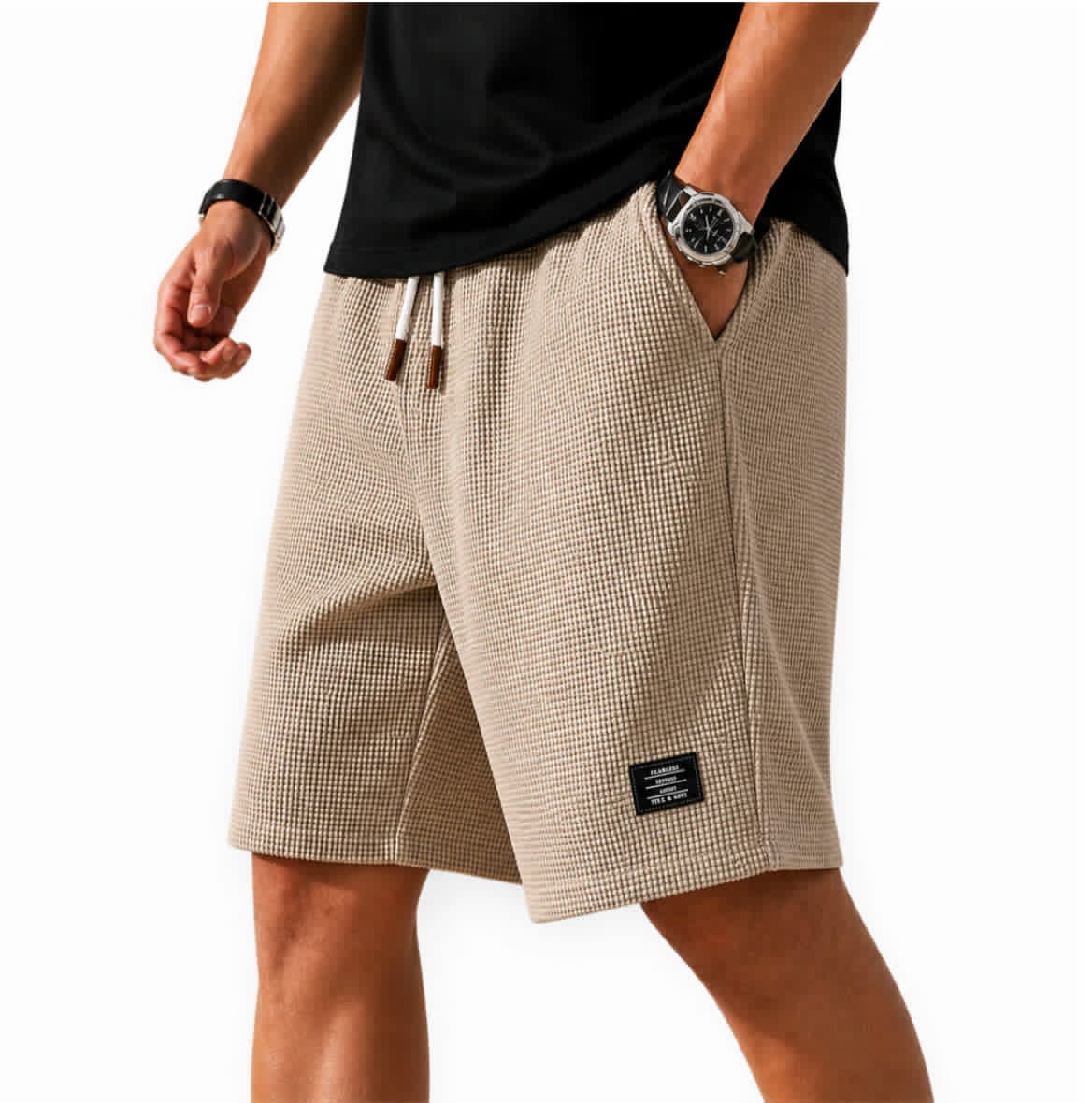 Laurent | Bermudas Capri Waffle
