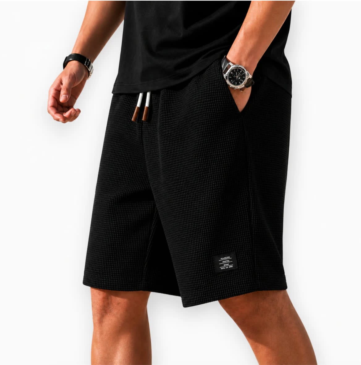 Laurent | Bermudas Capri Waffle