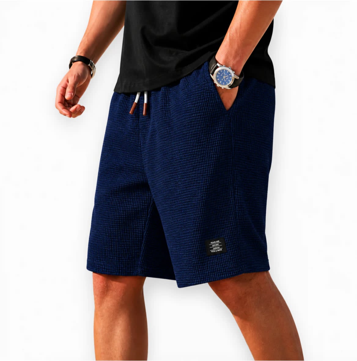 Laurent | Bermudas Capri Waffle